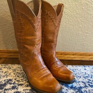 Durango Brown Heeled Boots